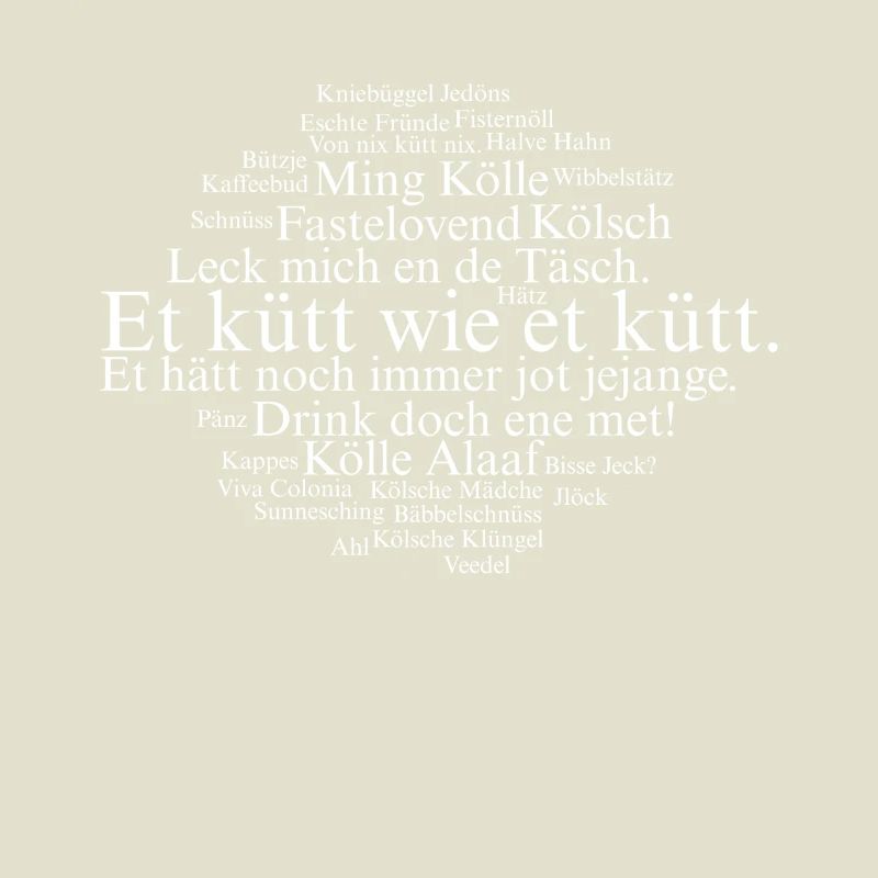 Cologne Kölsch Nuage de mots Carnaval de Cologne Alaaf Kölle