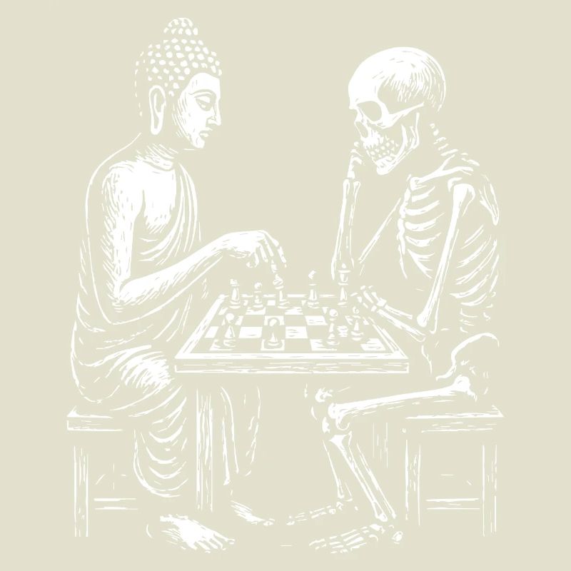 Buddha and Skeleton Chess Encounter Design