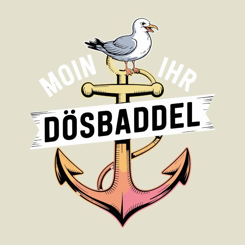  Moin Ihr Dösbaddel Maritimer Spruch Mit Anker Und