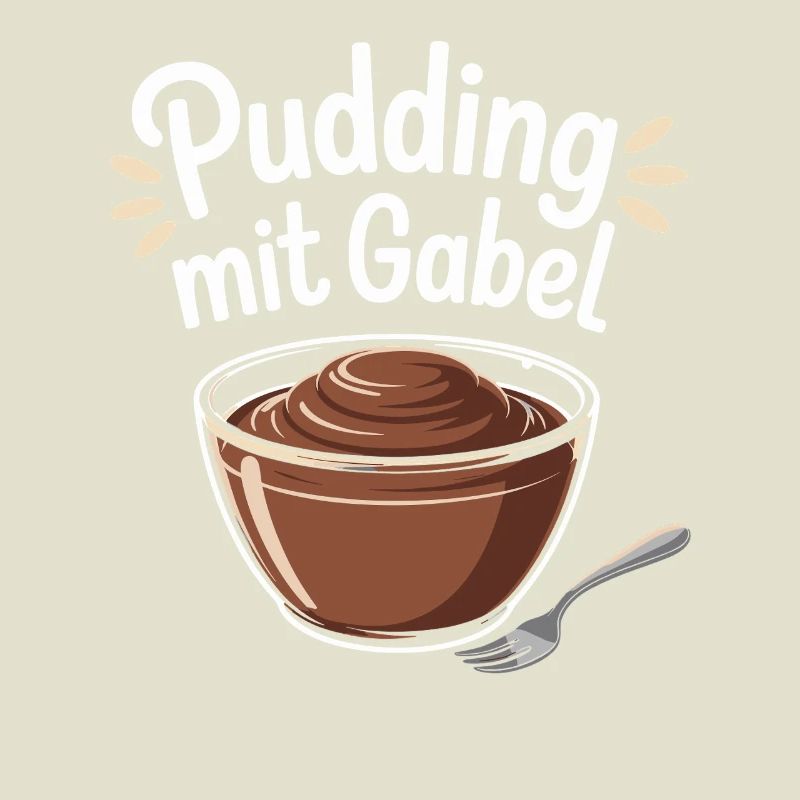 Pudding Mit Gabel