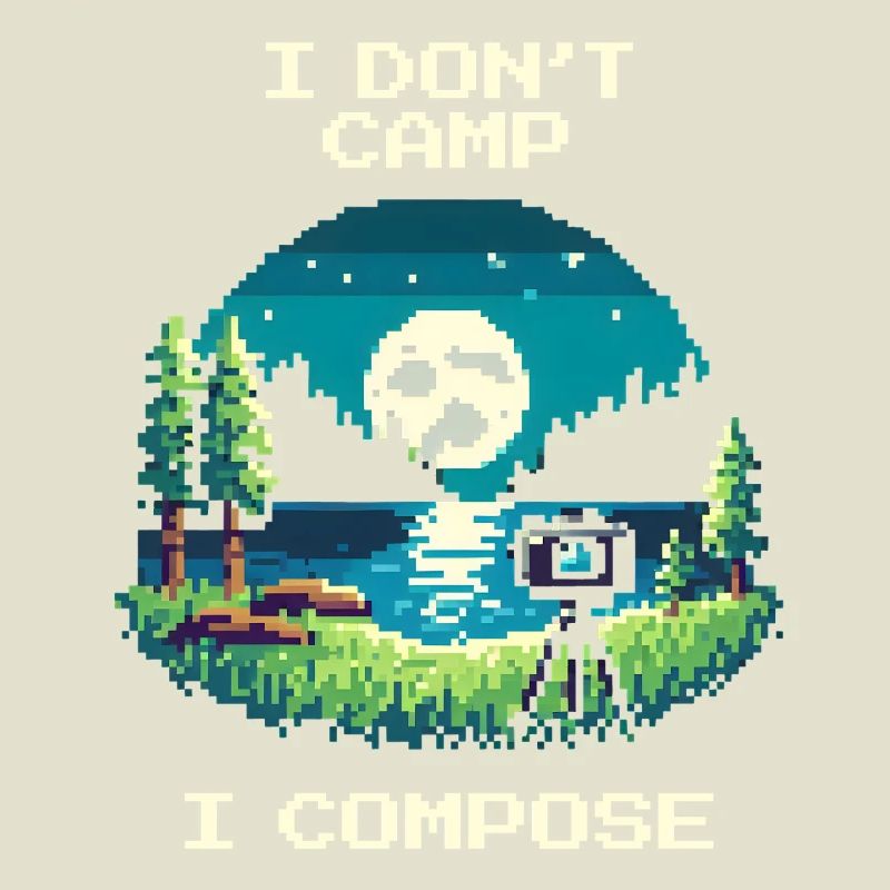 Je ne campe pas, je compose | Composition