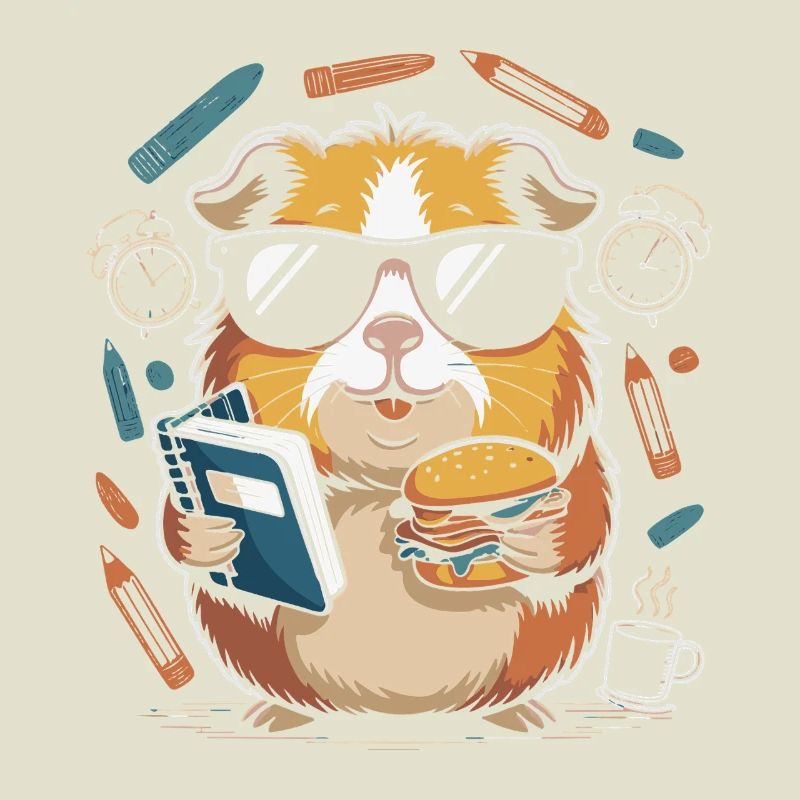 Buchheld Hamster mit Burger