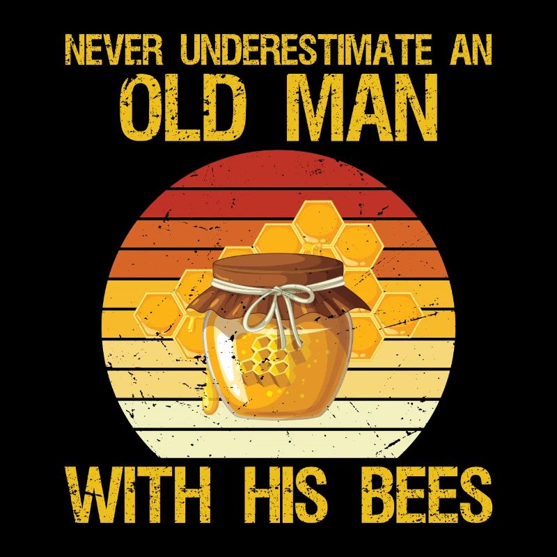 Apiary Bee Keeper An Old Man With His Bees Beek