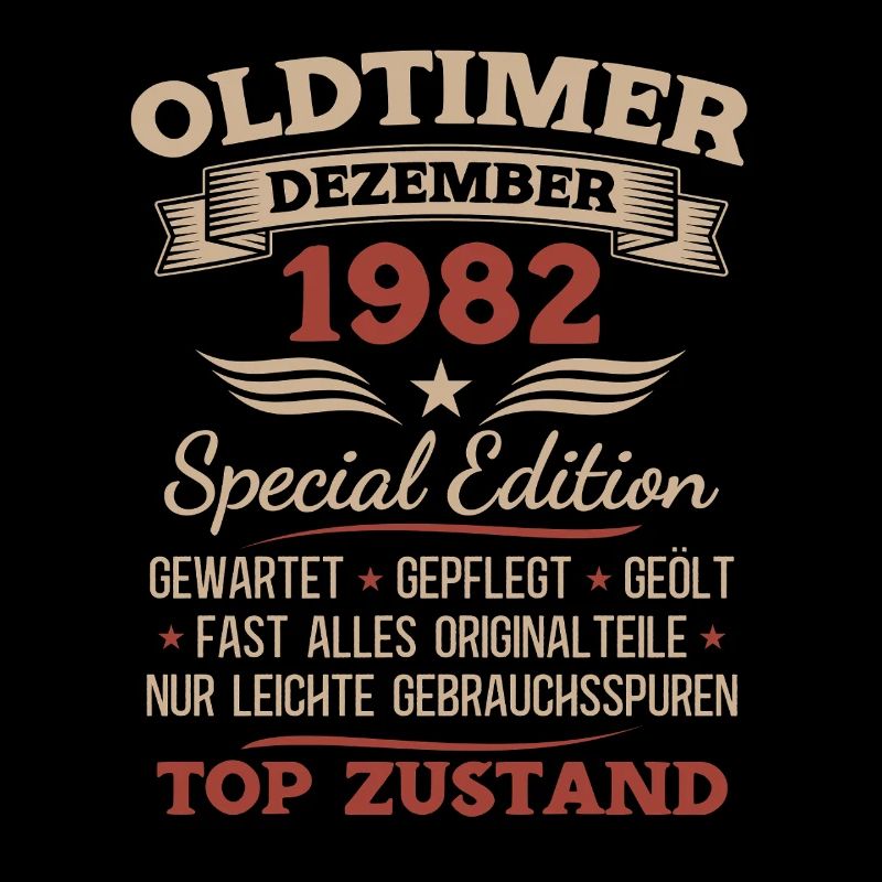 43. Geburtstag Geschenk Oldtimer Dezember 1982