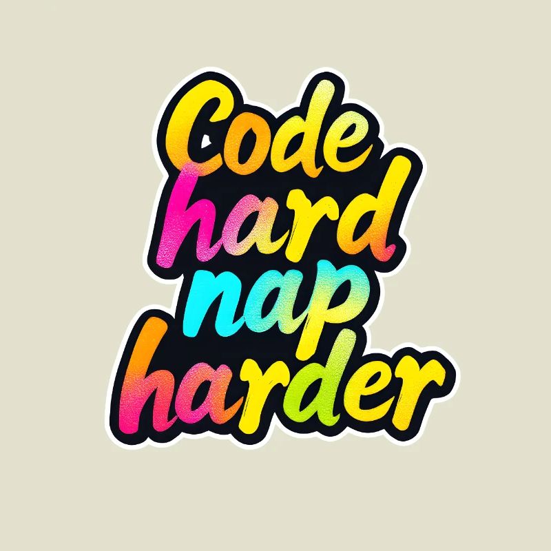 Code Hard Nickerchen Härter Lustiger Programmierer Tee