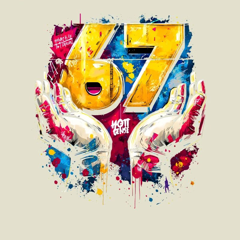 6 7 Mème du graffiti