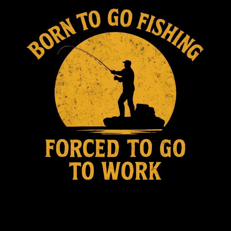 Né pour aller pêcher, forcé de travailler Pêcheur