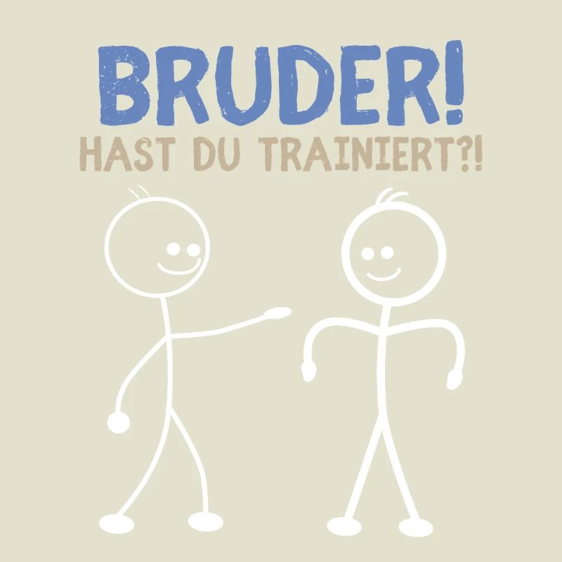 Strichmännchen HAST DU TRAINIERT LUSTIG