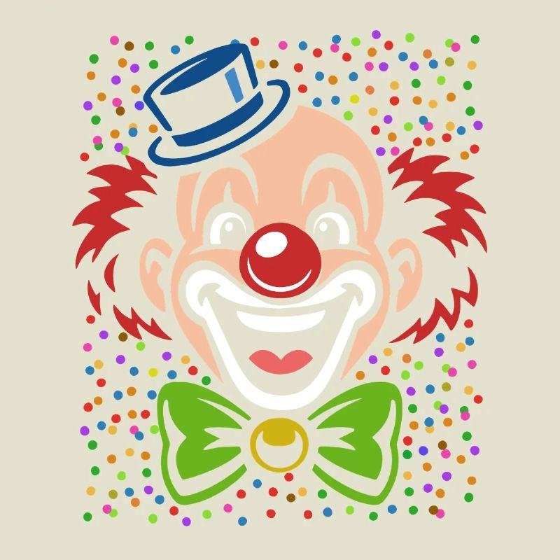 Clown de Carnaval | costume coloré de carnaval