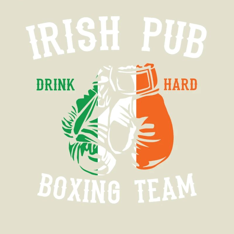 Irisches Pub-Boxteam