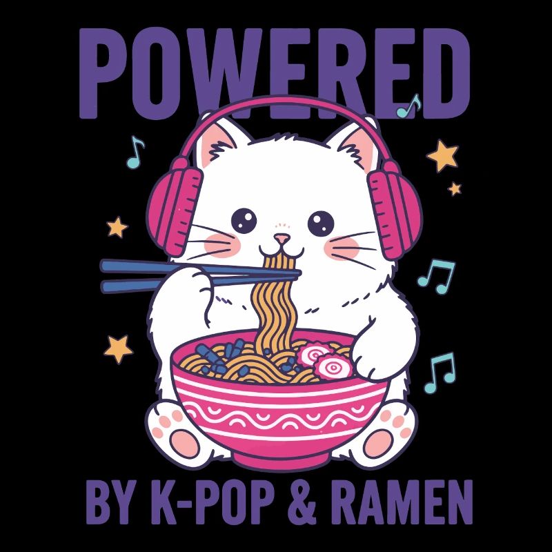 Propulsé par K-Pop et Ramen Kpop Anime de musique coréenne