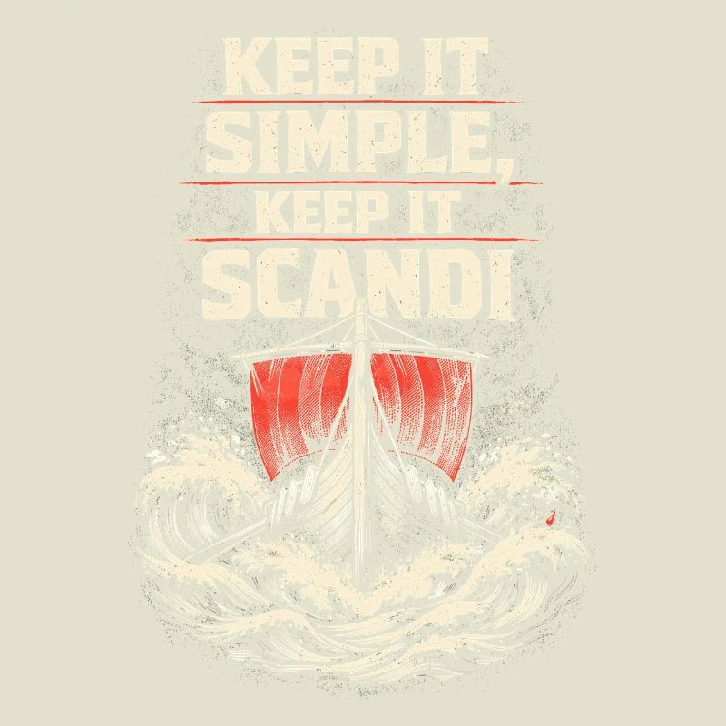Skandinavisch Wikinger Keep It Scandi