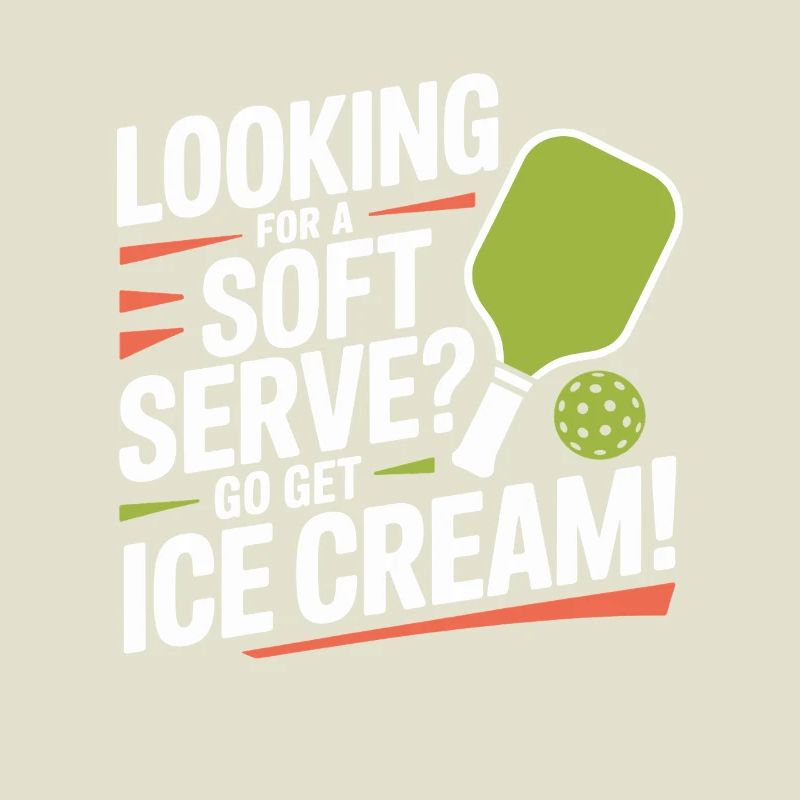 Pickleball Player Looking For Soft Serve Dinking