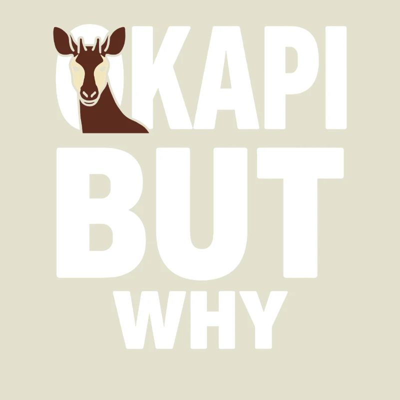 Okapi-liebhaber Okapi-tier Seltene Tierweltliebe