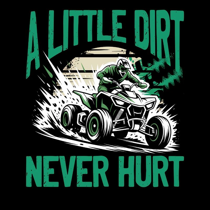 Quad ATV Boy Men Four Wheeler