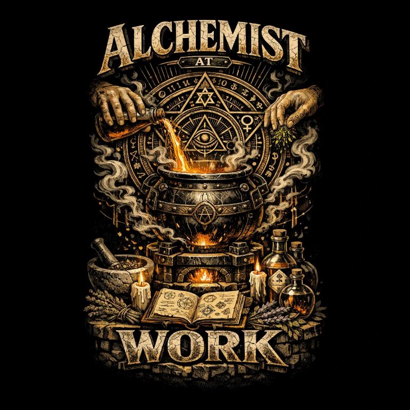 Herbalist Apothecary Alchemist At Work