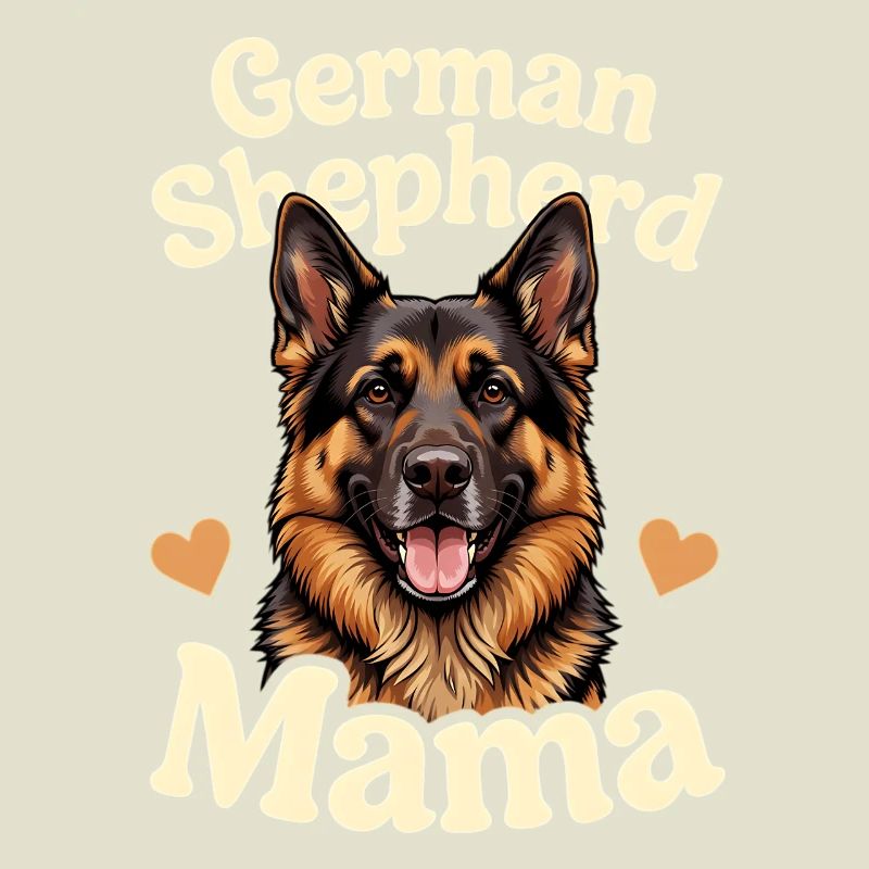 German Shepherd Mama Schäferhund Geschenk