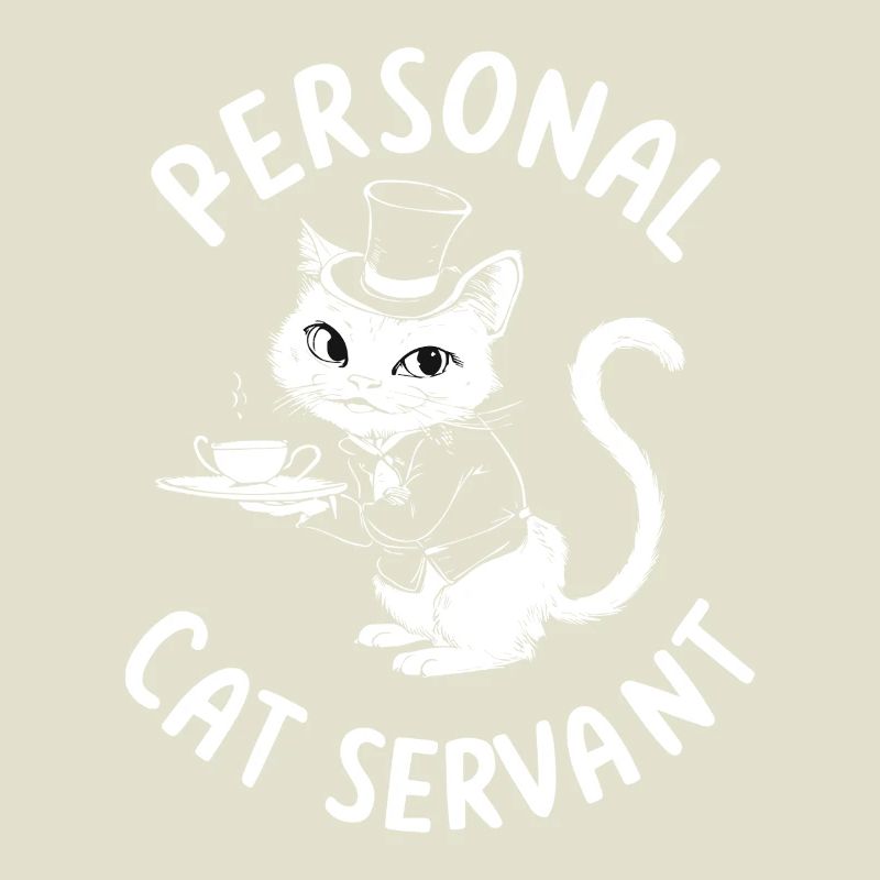 Garçon chat avec du thé