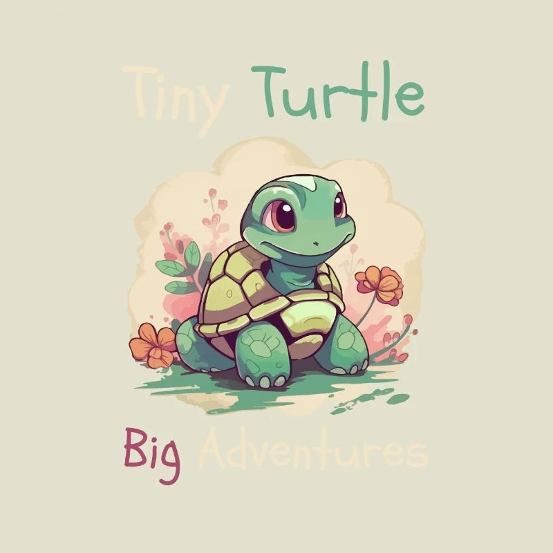 Conception d’aventure de tortue minuscule