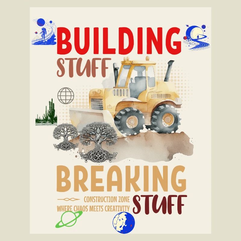 Construction Fun with Earth Tones