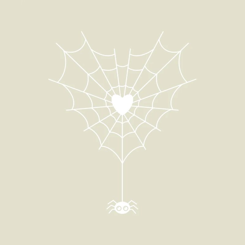 Spinne im Spinnennetz