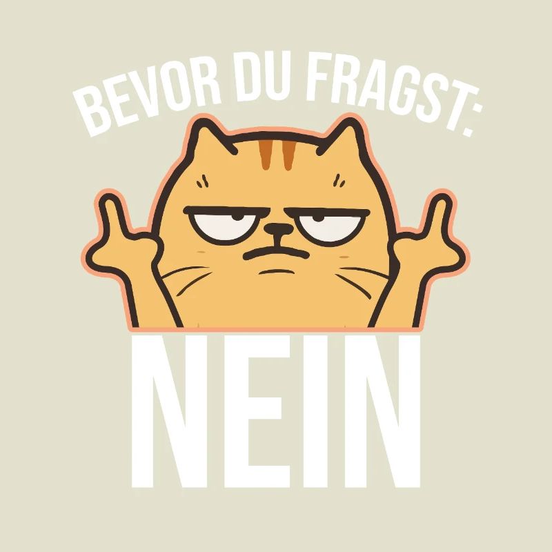 Mittelfinger Katze 