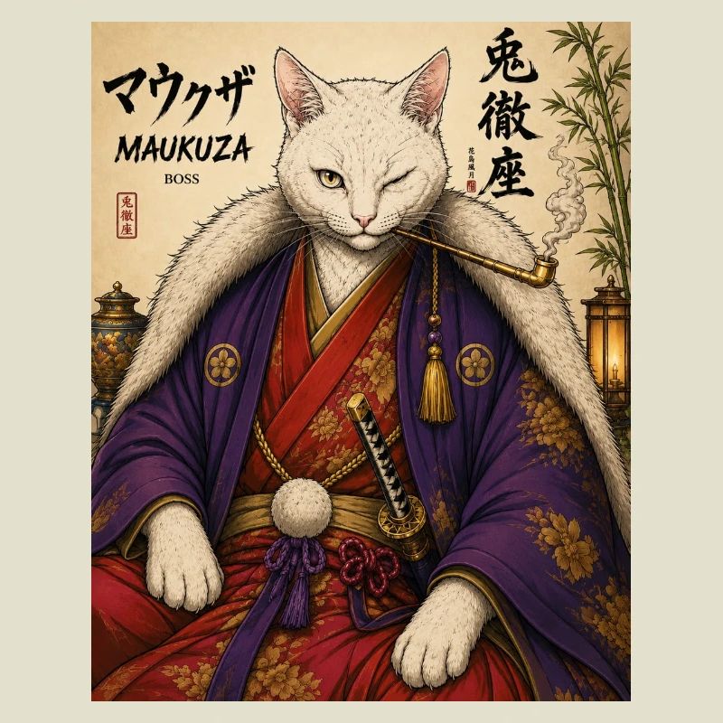 Maukuza Samurai Katze