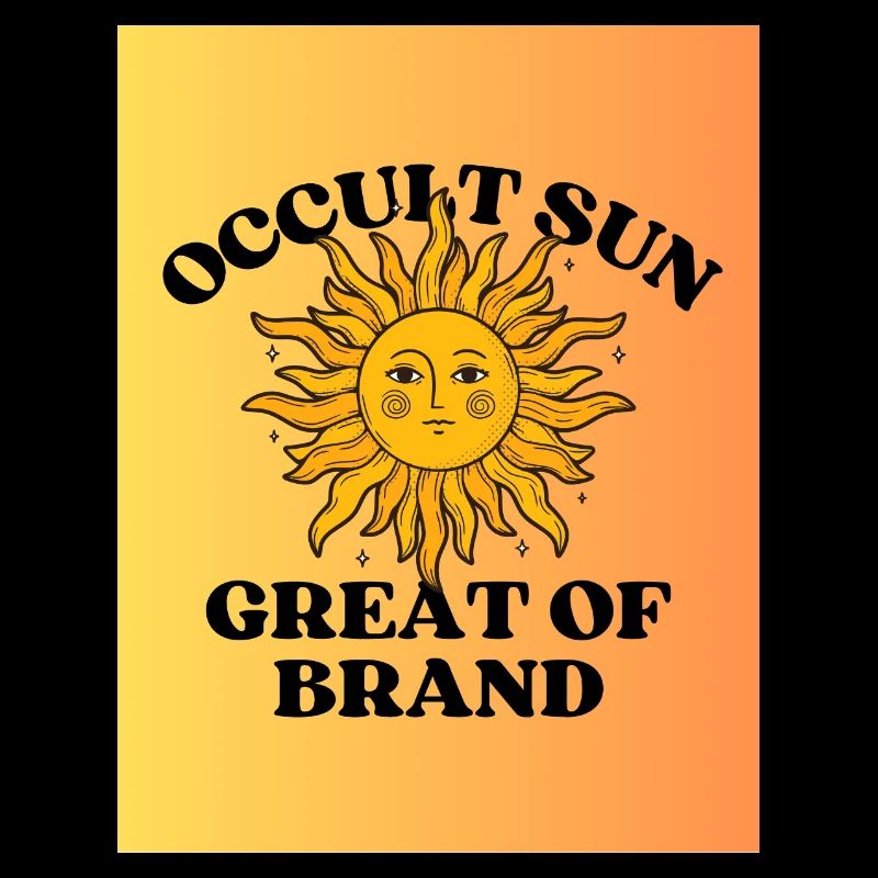 Grande marque du soleil caché