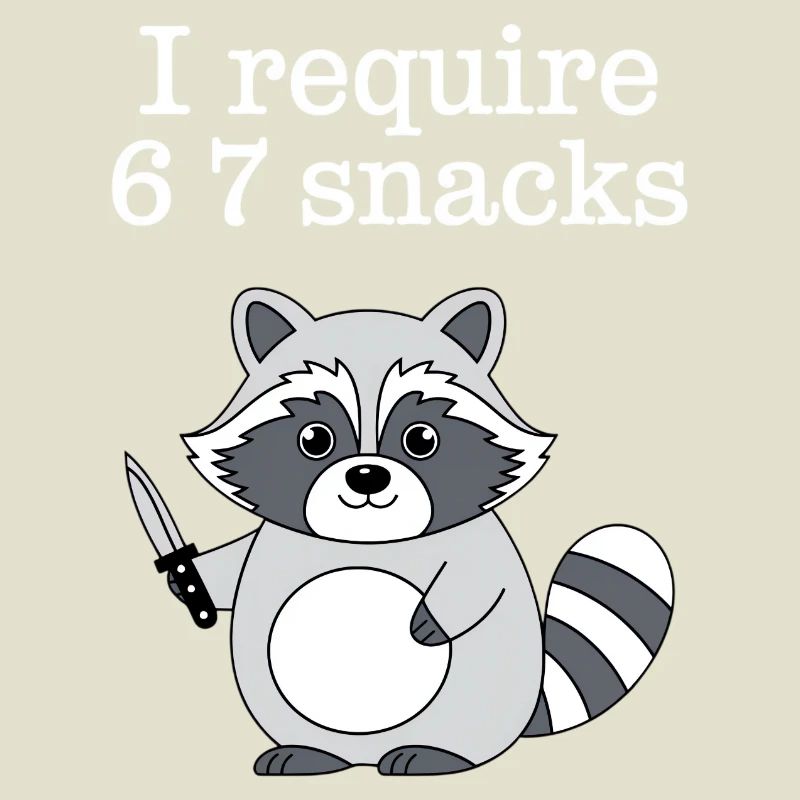 6-7 Internet Meme Cooler 6 7 Waschbär