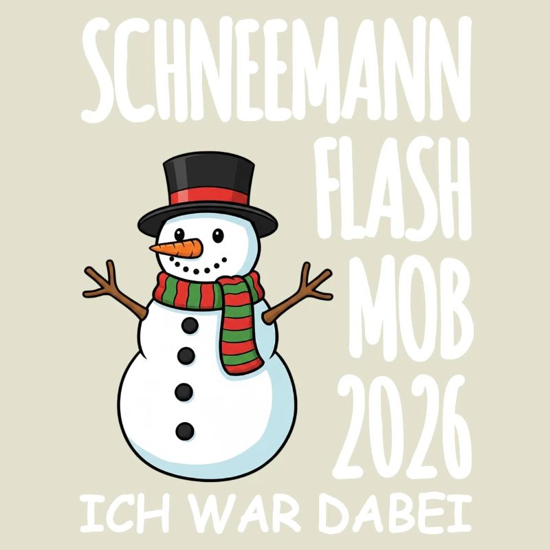 Snowman flash mob