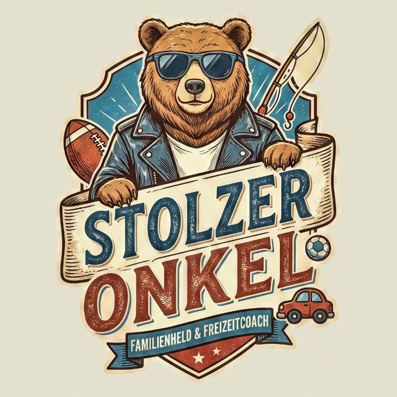 Stolzer Onkel Bär – Freizeitheld