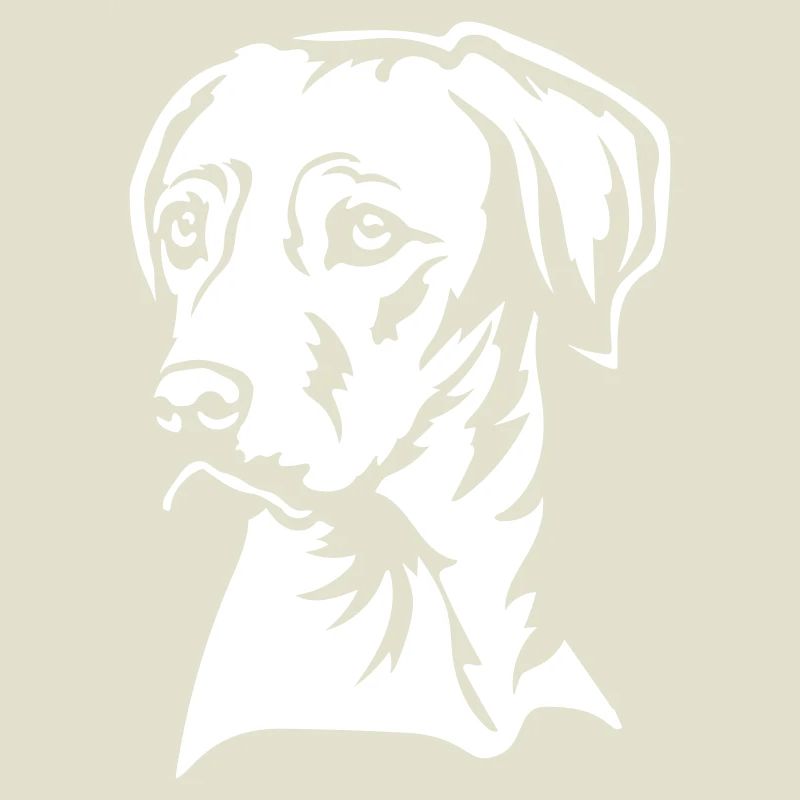 Rhodesian Ridgeback Kopf "Black Edition"