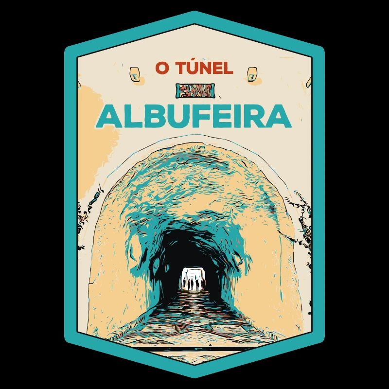 Illustration du Tunnel vers la plage d'Albufeira