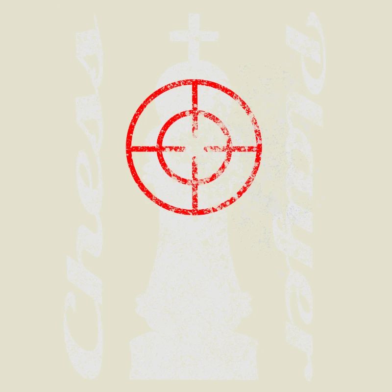 Motif d’échecs avec réticule