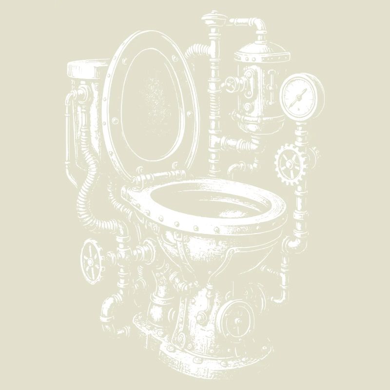 Steampunk Toilet Engine