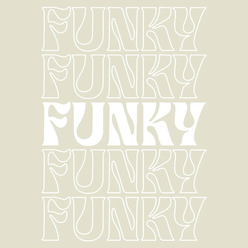 Funky Repeating Text Pattern