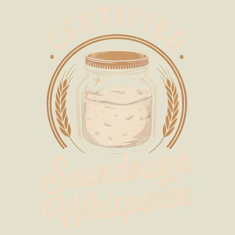 Sauerteig-Flüsterer-Krug-Abzeichen