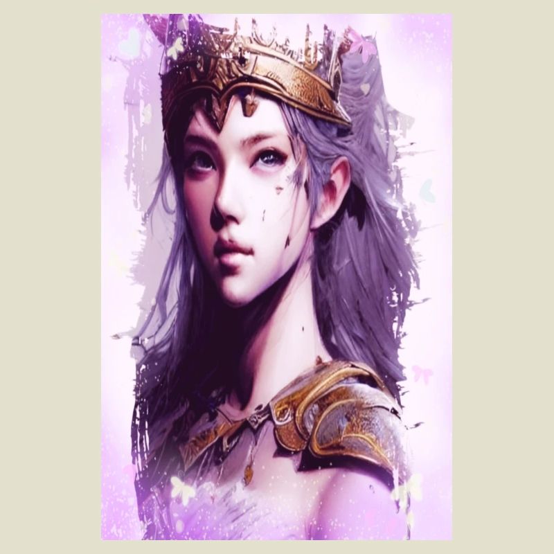 Valkyrie Amazon Warrior Fine Art Affiche