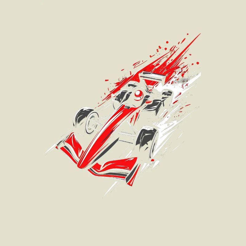 Voiture de course de formule | Illustration de course à grande vitesse