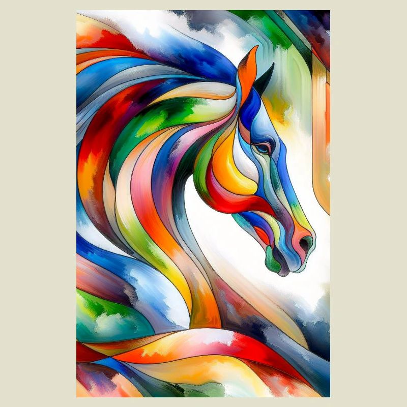Cheval abstrait