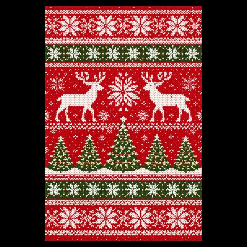 Winter Reindeer Knitting Pattern