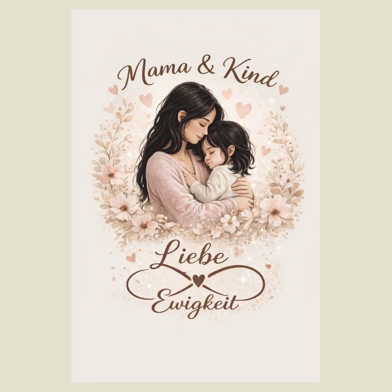 Amour éternel, mère et enfant