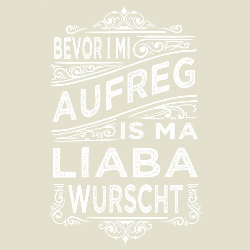 BEVOR I MI AUFREG...