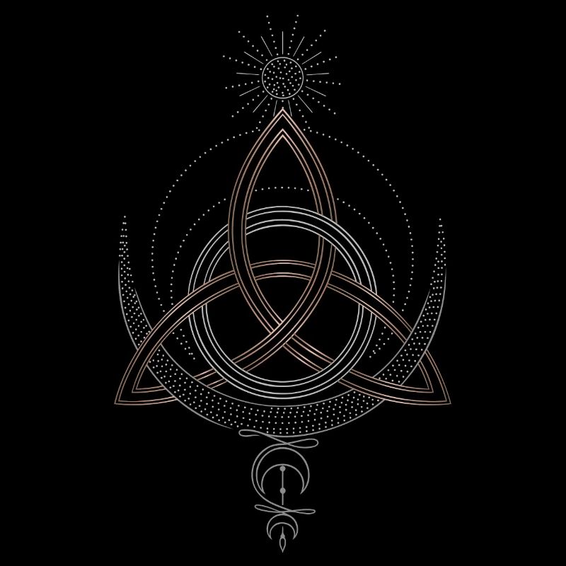 Nœud de Trinité Triqueta Triquetra
