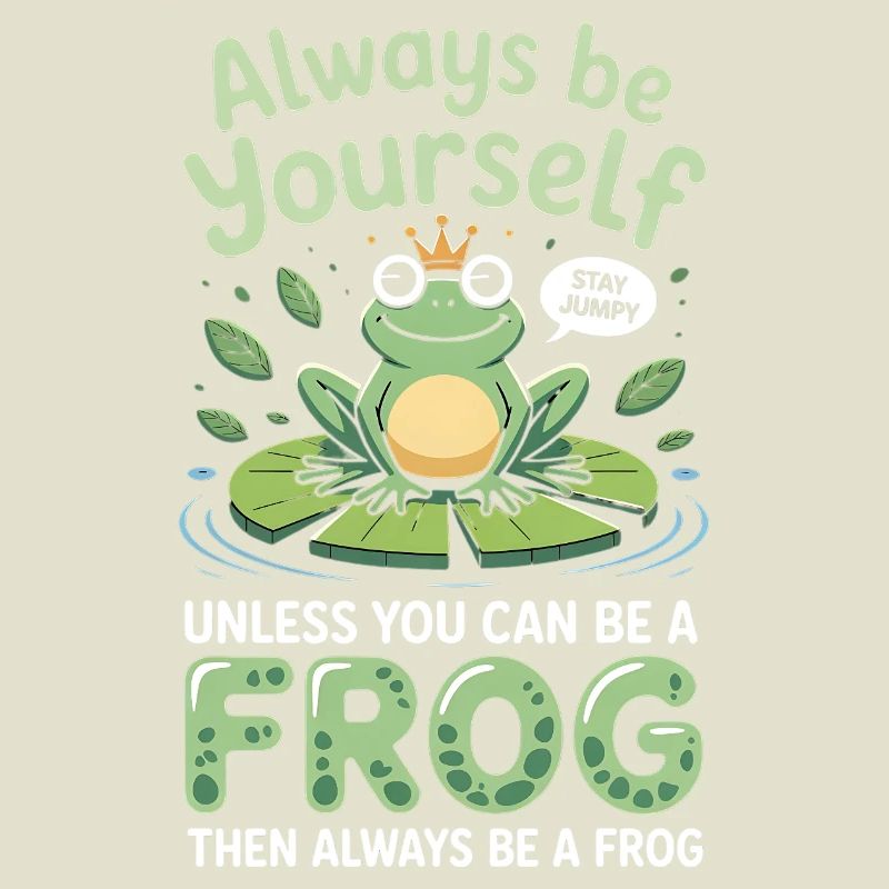 Sei immer du selbst, es sei denn, du kannst ein Frosch sein