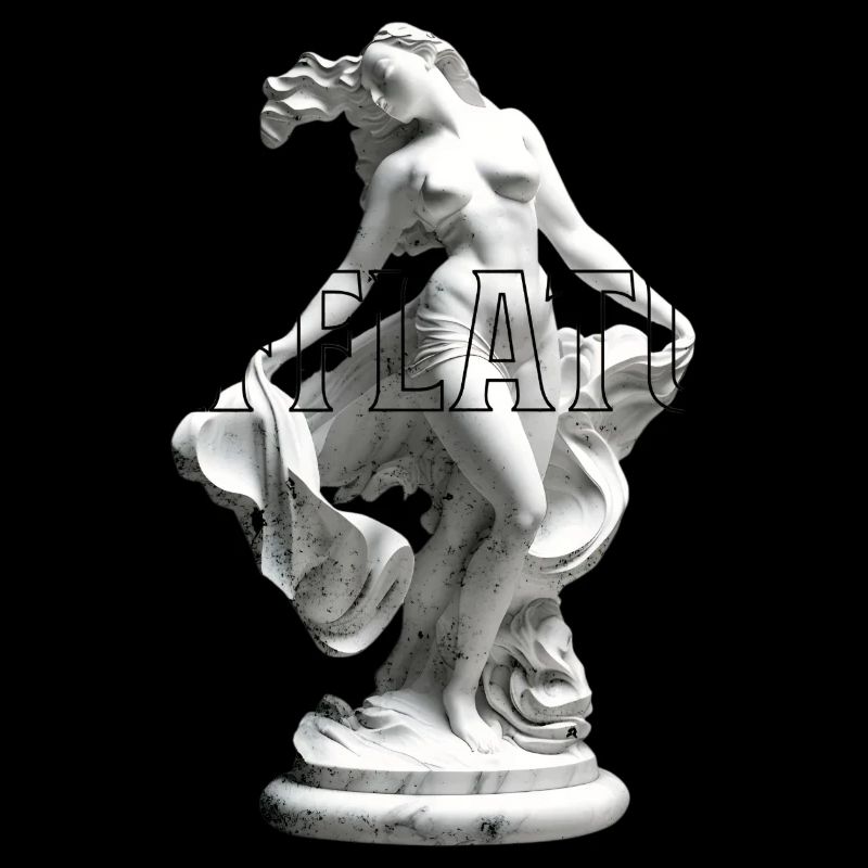 Sculpture en marbre : Danse
