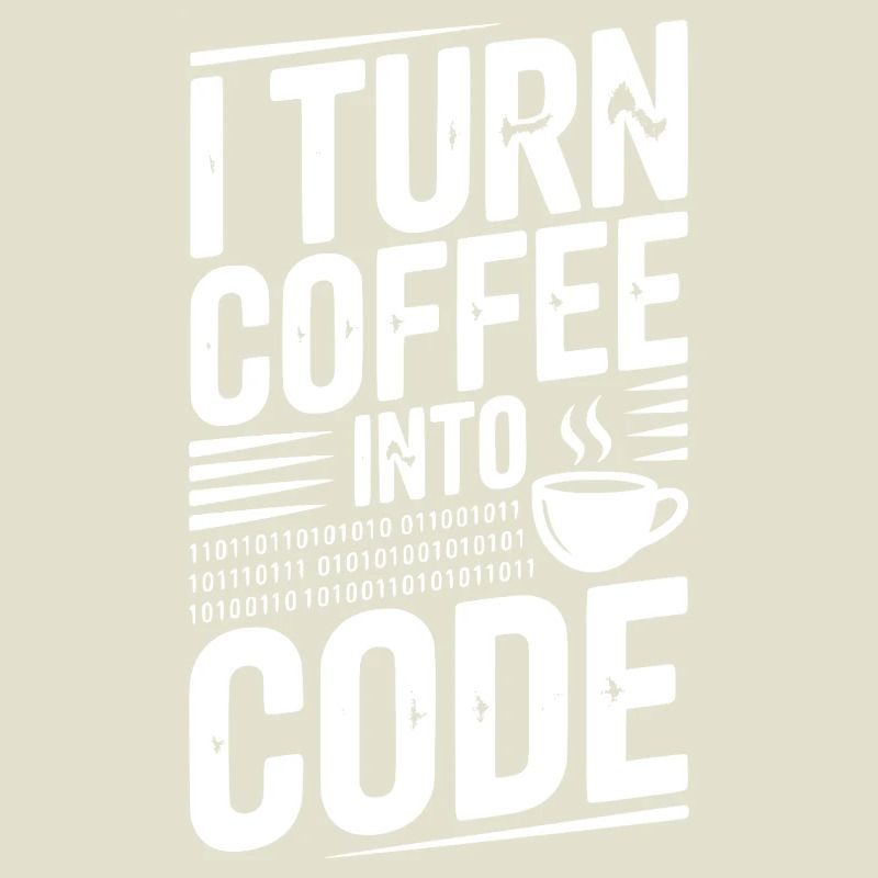 Je transforme le café en code