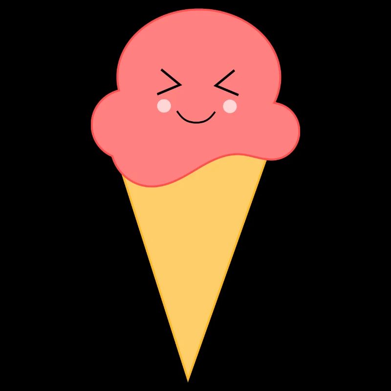 Eis Eiscreme Erdbeereis