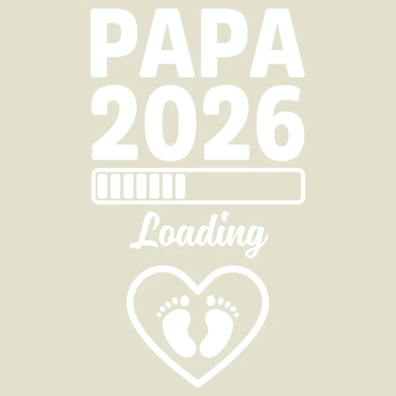 Papa 2026 Loading Dad Vater Vatertag Geschenk