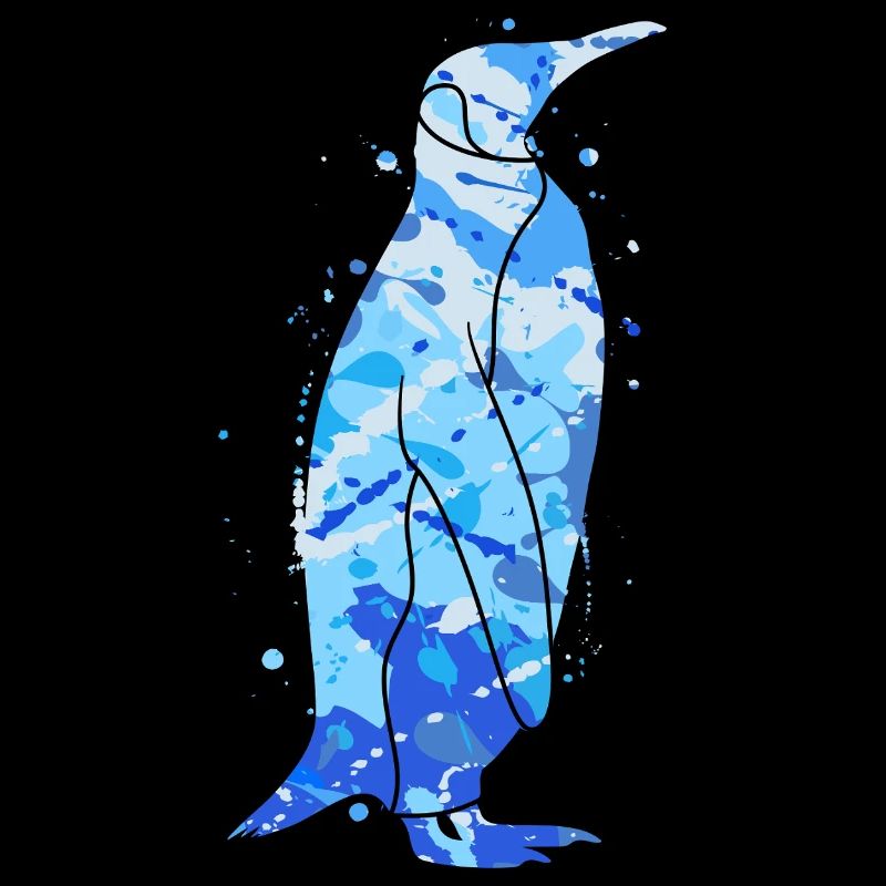 Pinguine bunt Kinder Herren Jungen Pinguin